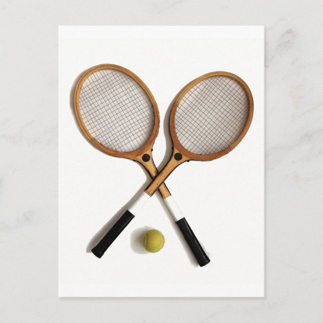 Tennisschläger, Sport, Ballspiele, Postkarte (Vorderseite)