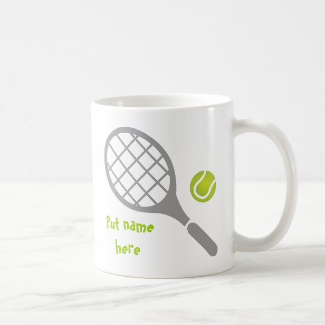 Tennisschläger Tasse (Rechts)