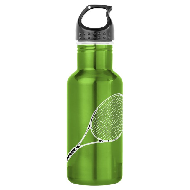Tennisschläger Trinkflasche (Vorderseite)