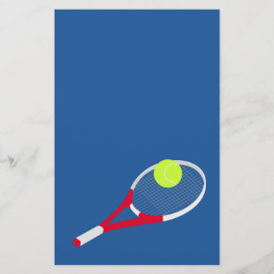 Tennisschläger und Tennisball Flyer