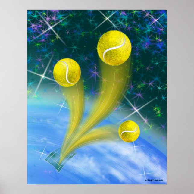 Tennissieg, Tennis Poster (Vorne)