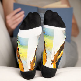 Tennissocken mit Tennismotiv  Socken