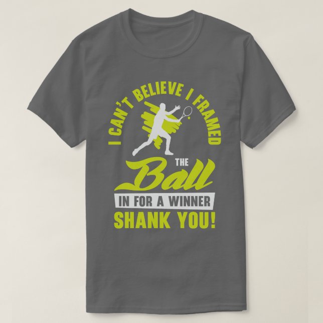 Tennisspieler 4 T-Shirt (Design vorne)