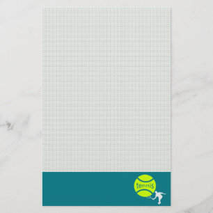 Tennisspieler Briefpapier
