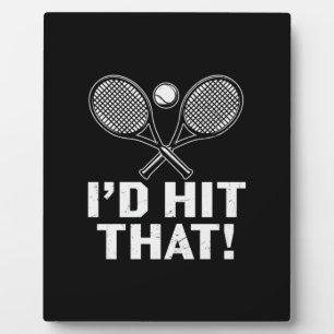 Tennisspieler Das würde ich treffen Fotoplatte