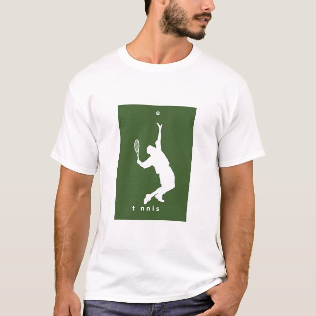 Tennisspieler, der eine Sauna trifft - T-Shirt (Vorderseite)