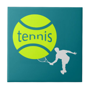 Tennisspieler Fliese