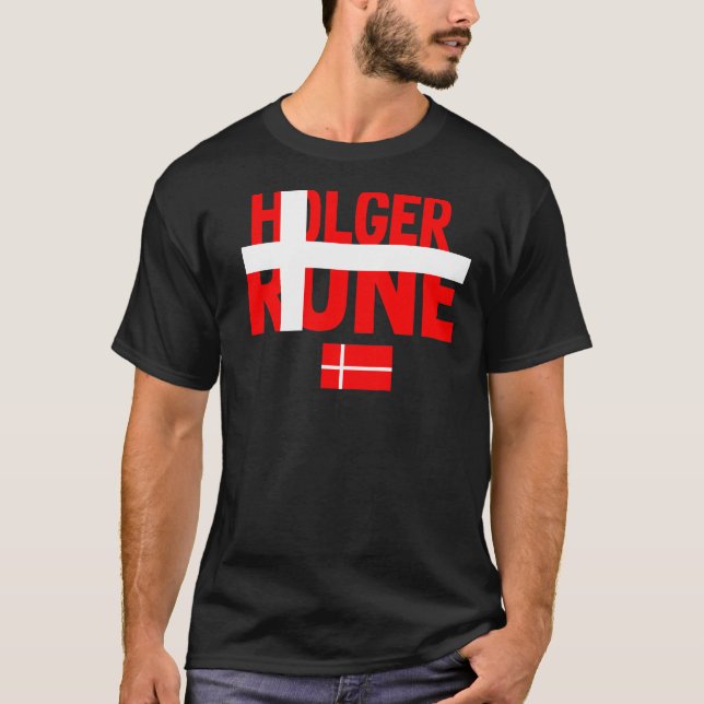 Tennisspieler - Holger Rune T-Shirt (Vorderseite)