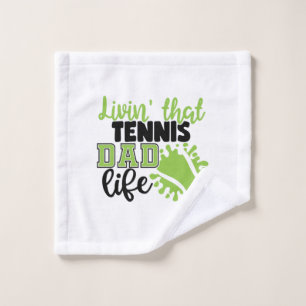 Tennisspieler Leben in diesem Tennis-Vater Waschlappen