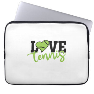 Tennisspieler Liebe Tennis Laptopschutzhülle