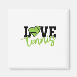 Tennisspieler Liebe Tennis Magnet