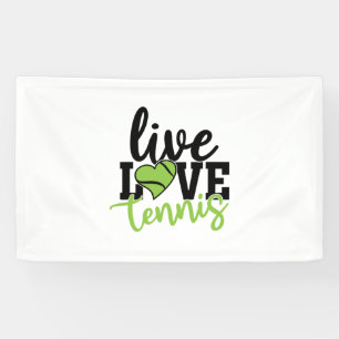 Tennisspieler Live-Liebe Tennis Banner