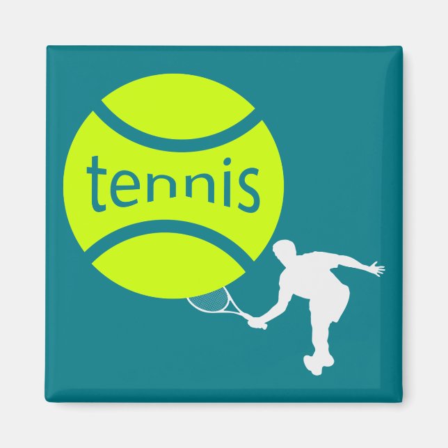 Tennisspieler Magnet (Vorne)