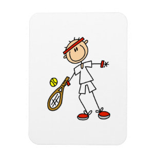 Tennisspieler Magnet