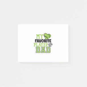 Tennisspieler   Mein Lieblings-Player ruft mich Va Post-it Klebezettel