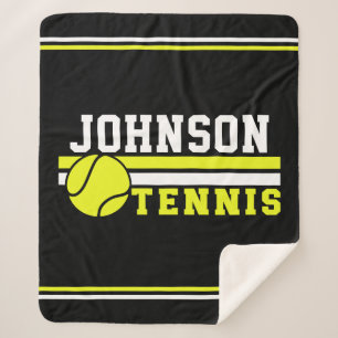 Tennisspieler NAME Ball Game Court Personalisiert Sherpadecke