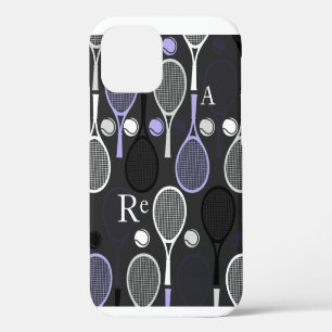 Tennisspieler Name Buchstaben Personalisiert Sport iPhone 12 Hülle