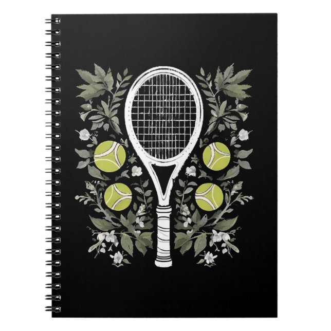 Tennisspieler Notizblock (Vorderseite)