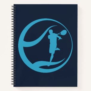 Tennisspieler Notizbuch
