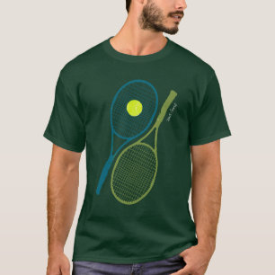 Tennisspieler personalisiert / Tennisspieler T-Shirt