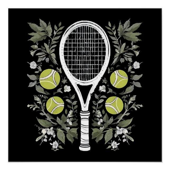Tennisspieler Poster (Vorderseite)