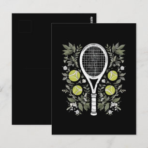 Tennisspieler Postkarte