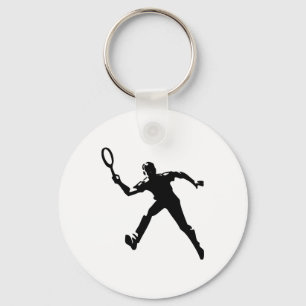 Tennisspieler Schlüsselanhänger