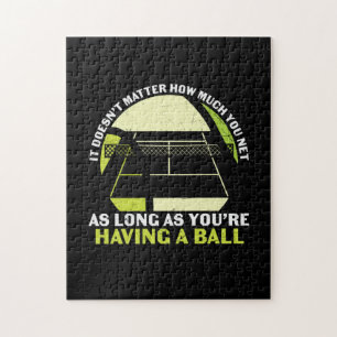 Tennisspieler Sie haben einen Ball Puzzle