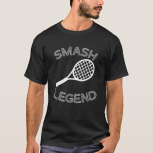 Tennisspieler Smash Legend Sports Schläger Champio T-Shirt