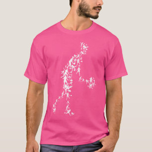 Tennisspieler Sportssilhouette Fans Lustiger Schlä T-Shirt