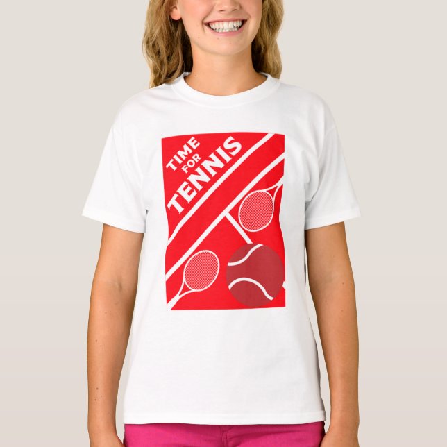 Tennisspieler T - Shirt (Vorderseite)