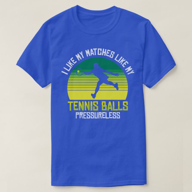 Tennisspieler T-Shirt (Design vorne)