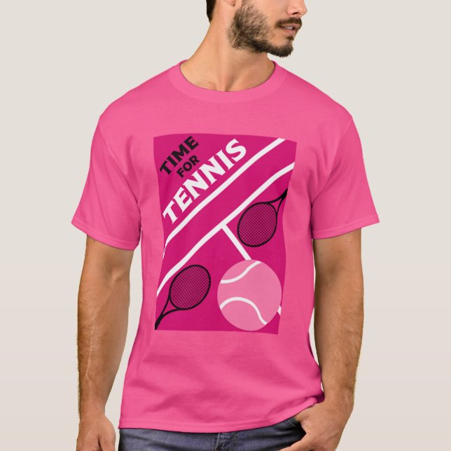 Tennisspieler T - Shirt (Vorderseite)