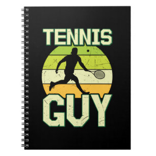 Tennisspieler Tennis-Typ Notizblock