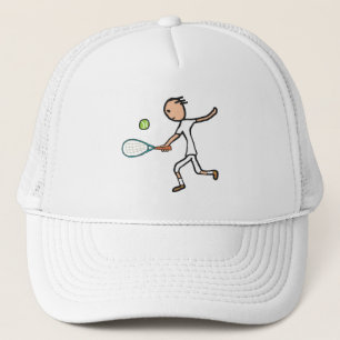 Tennisspieler Truckerkappe