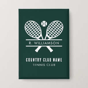 Tennisspieler und Name des Country Clubs Green Button