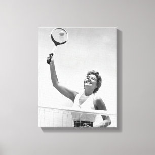 Tennisspielerin 2 leinwanddruck