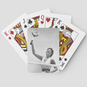 Tennisspielerin 2 spielkarten
