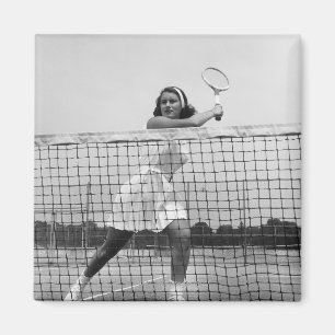 Tennisspielerin Magnet