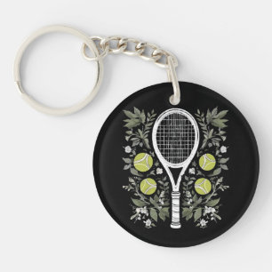 Tennisspielerin Schlüsselanhänger
