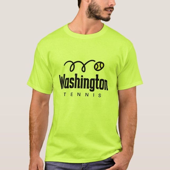 Tennissport in Washington in Shirt (Vorderseite)