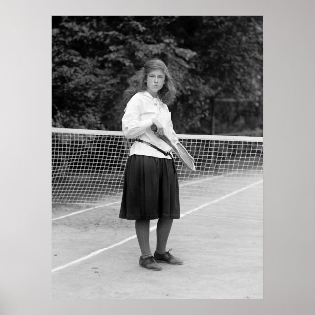 Tennisstil der 20er Jahre Poster (Vorne)