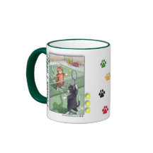 Tennistabby-Katzen Knospe u. Tony-Tasse