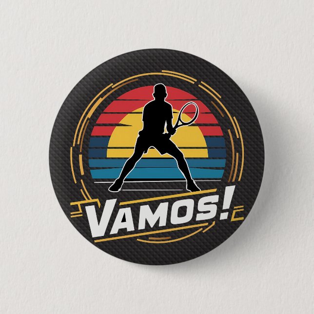 Tennisturnier Button (Vorderseite)