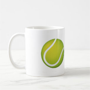 Tennistyptext Sportgeschenk Kaffeetasse