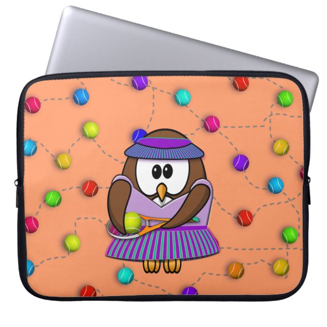 Tennisuhu - Mädchen Laptopschutzhülle (Vorderseite)