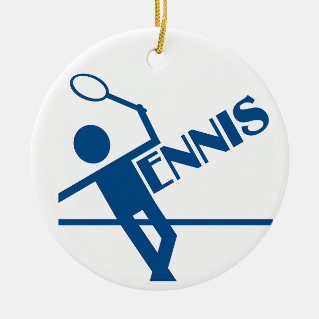 Tennisverzierung, anpassen keramikornament (Vorne)