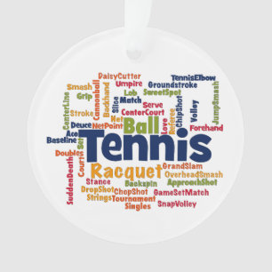 Tenniswolke Ornament