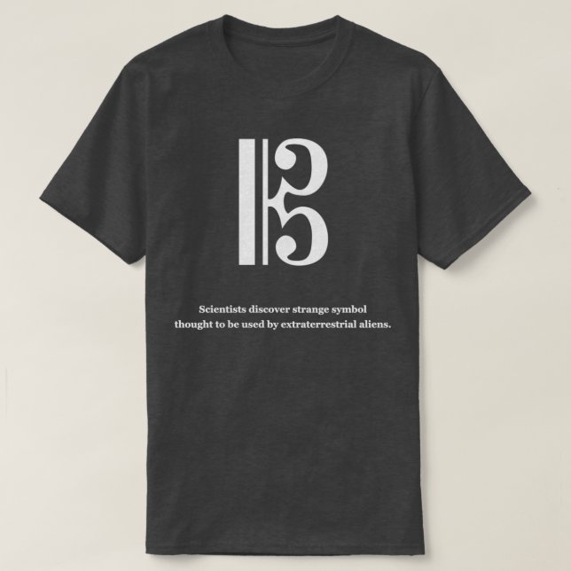 Tenor Clef  T-Shirt (Design vorne)