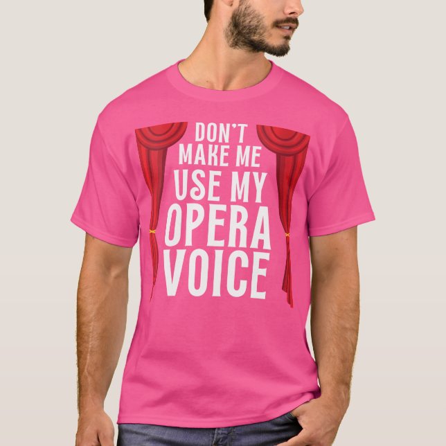 Tenor-Sängerchor-Choir Vocalist Student T-Shirt (Vorderseite)
